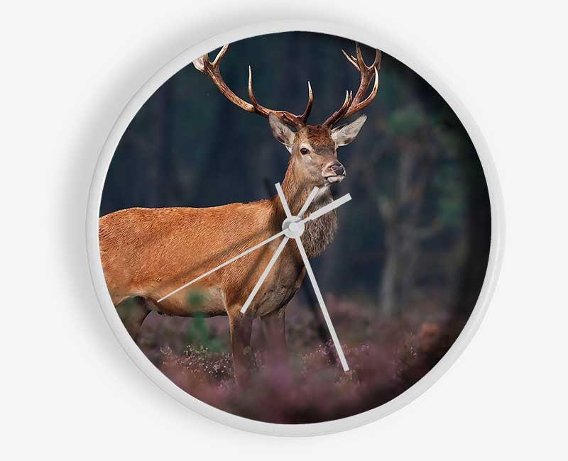 Deer 2 Clock - Wallart-Direct UK