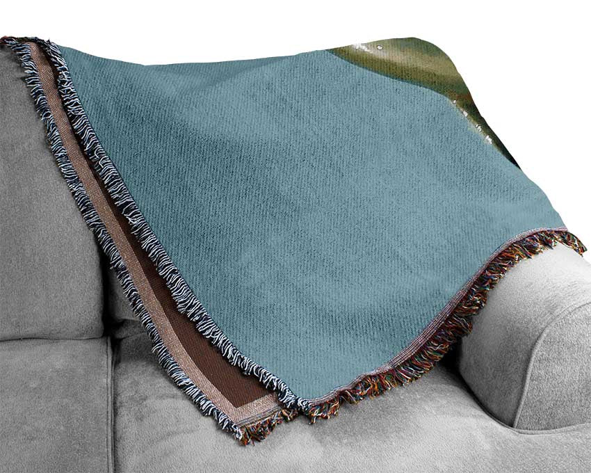 Dolphin Jump Woven Blanket