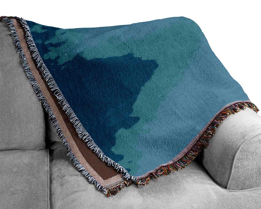 Dolphin Talk Woven Blanket