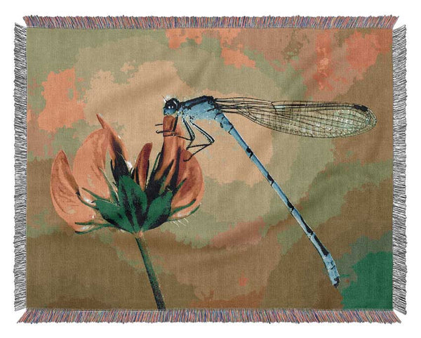 Dragonfly Beauty Woven Blanket