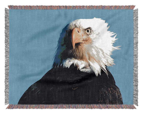 Eagle Stare Woven Blanket