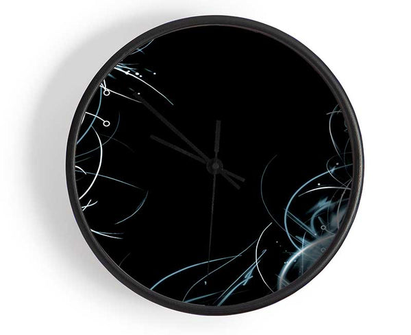 Electrical Storm Clock - Wallart-Direct UK