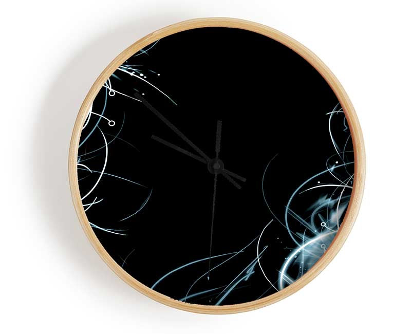 Electrical Storm Clock - Wallart-Direct UK