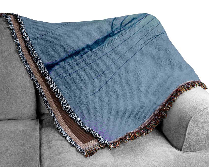 Elegant Jellyfish Woven Blanket