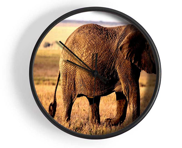 Elephant Mother And Baby Clock - Wallart-Direct UK