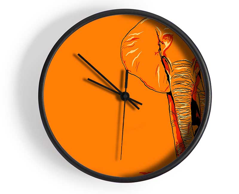 Elephant March Clock - Wallart-Direct UK