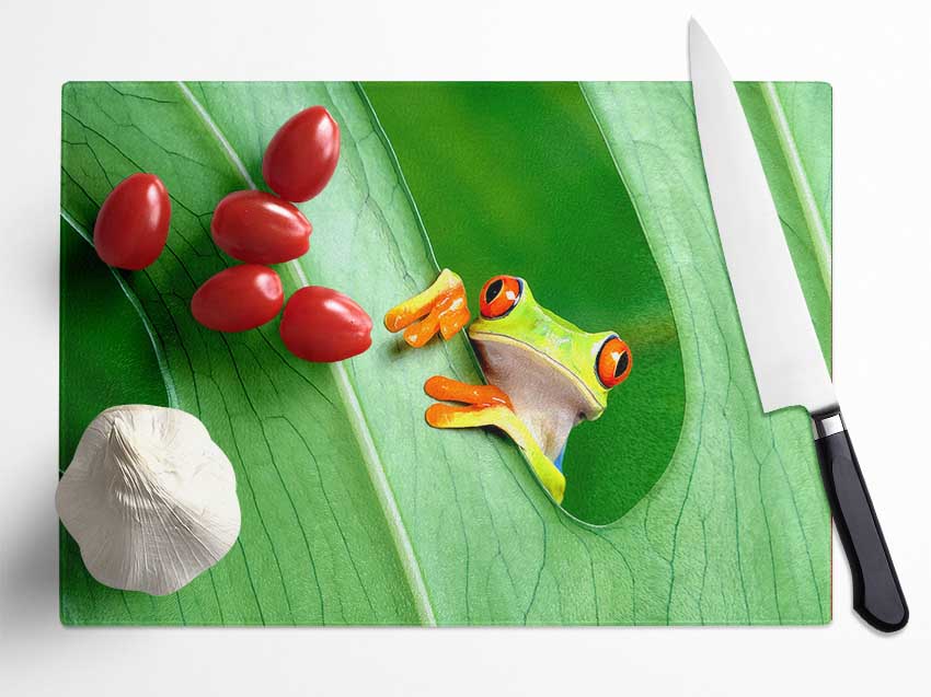 Frog Glass Chopping Board