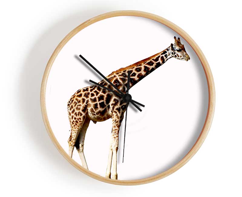 Giraffe Neck Clock - Wallart-Direct UK