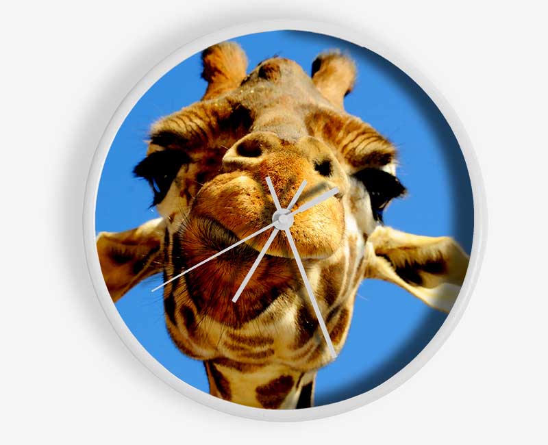 Giraffe Smile Clock - Wallart-Direct UK