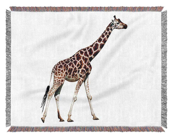 Giraffe Walk Woven Blanket