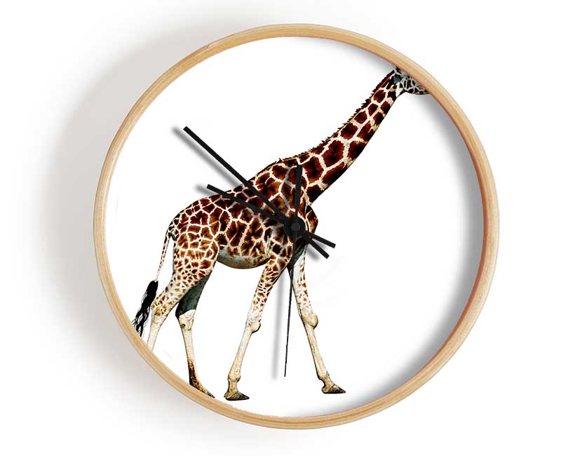 Giraffe Walk Clock - Wallart-Direct UK