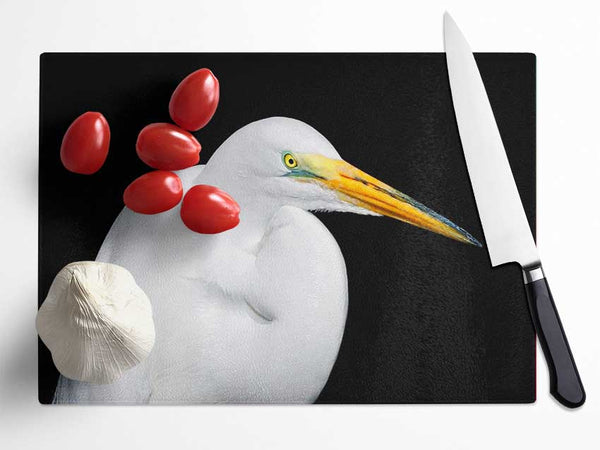 Herons Reach Glass Chopping Board