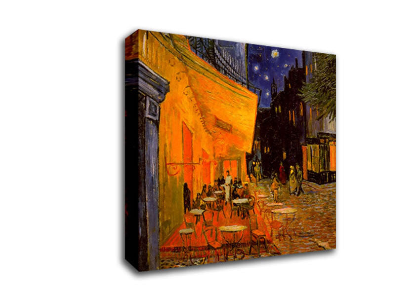 Picture of Van Gogh Pavement Cafe Square Canvas Wall Art