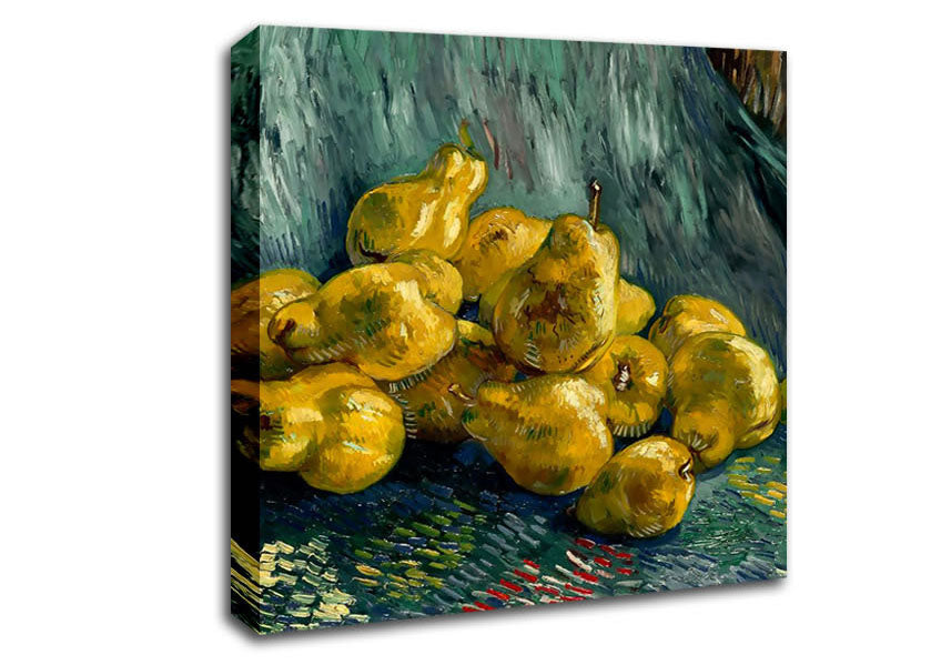 Picture of Van Gogh Still Life With Quinces Square Canvas Wall Art