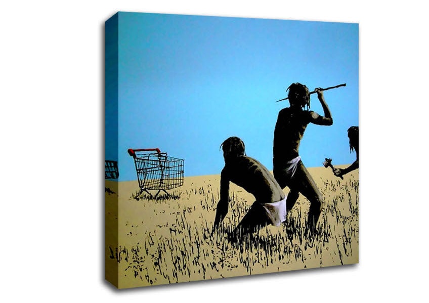 Picture of Trolley Hunters Square Canvas Wall Art