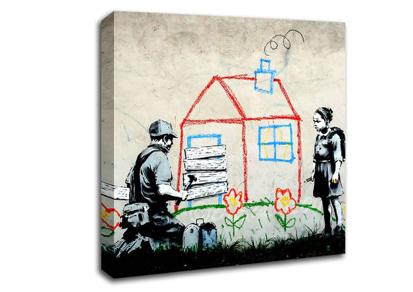 Picture of Volunteers Square Canvas Wall Art