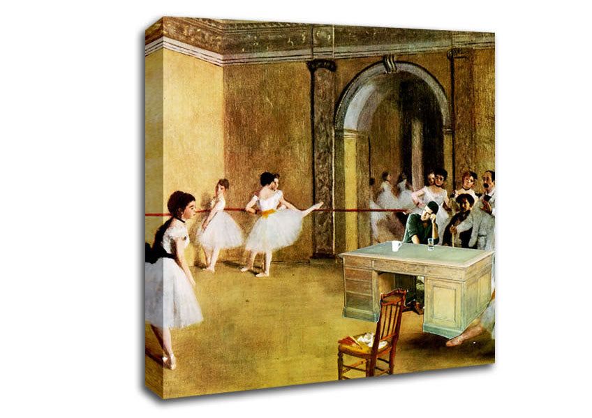 Picture of Simon Cowell Ballet Square Canvas Wall Art