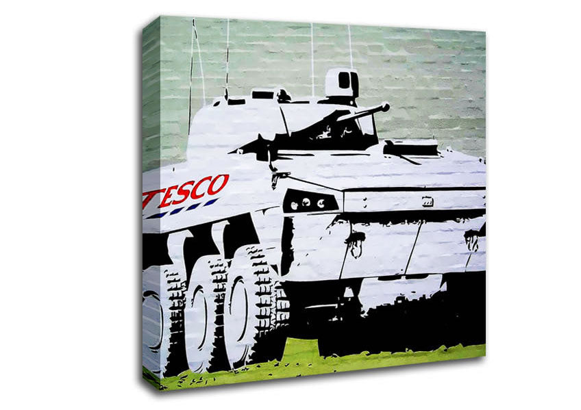 Picture of Tesco Army Square Canvas Wall Art