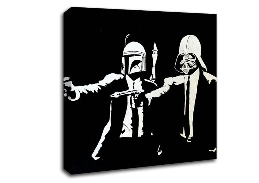 Picture of Star Wars Pulp Fiction Square Canvas Wall Art