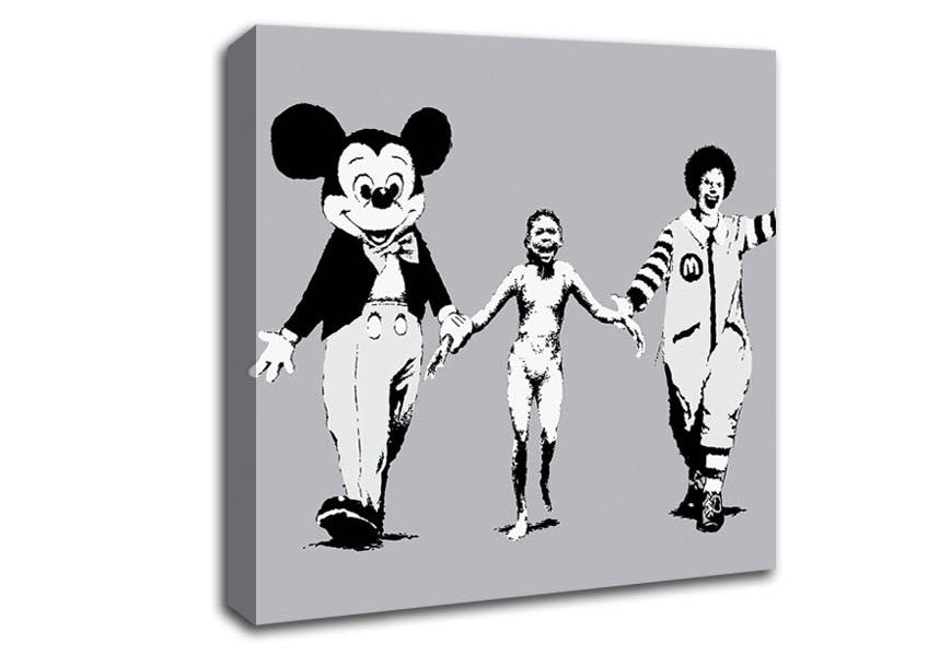 Picture of Third World Love Square Canvas Wall Art