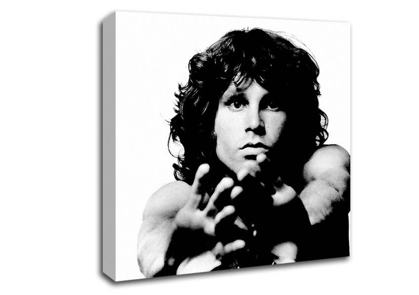 Picture of The Doors Jim Morrison Square Canvas Wall Art