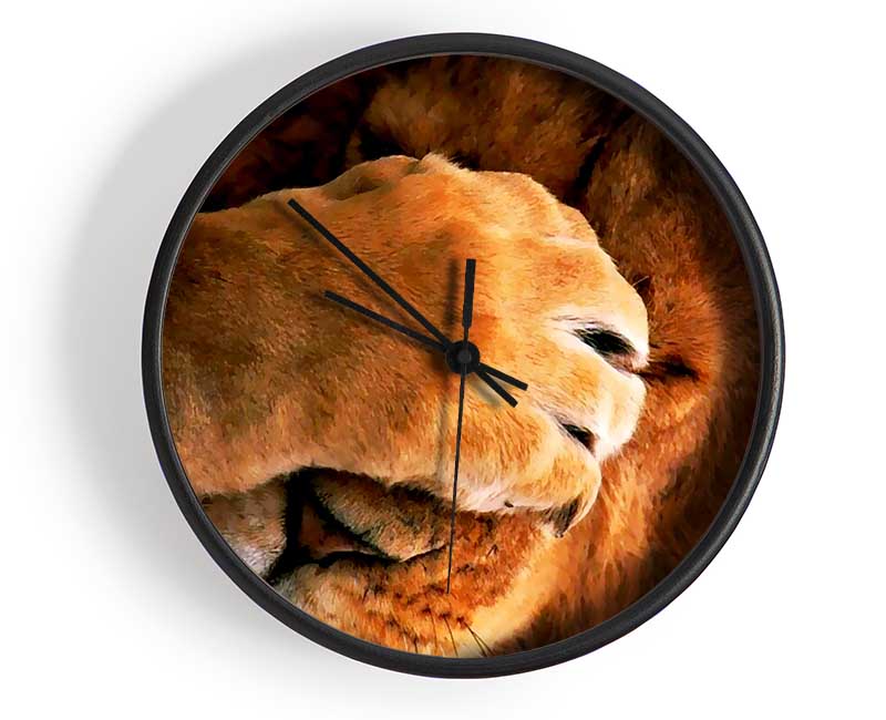 I Hate Mondays Lion Clock - Wallart-Direct UK