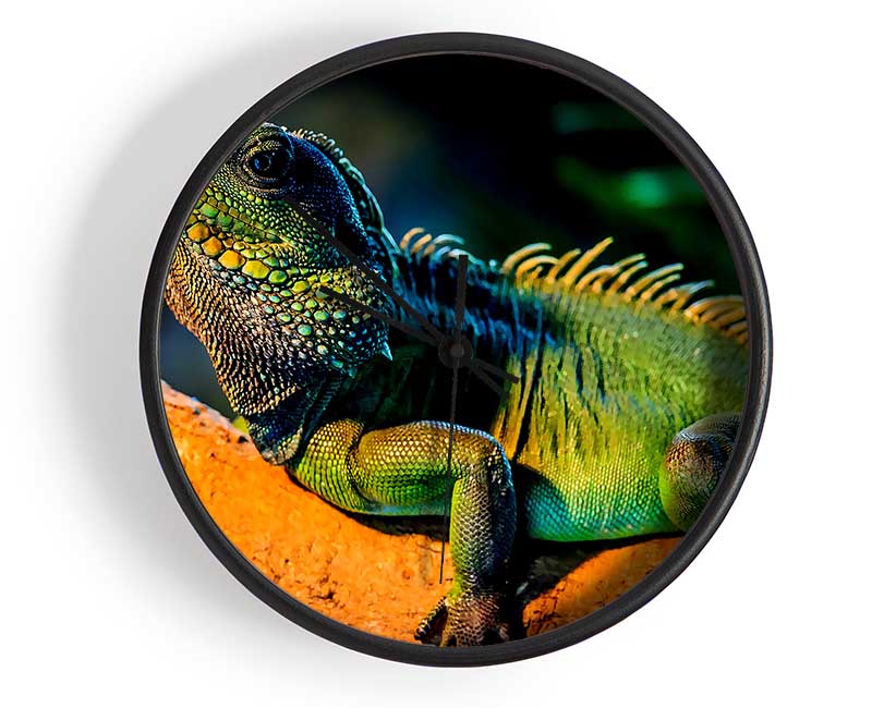 Iguana Clock - Wallart-Direct UK