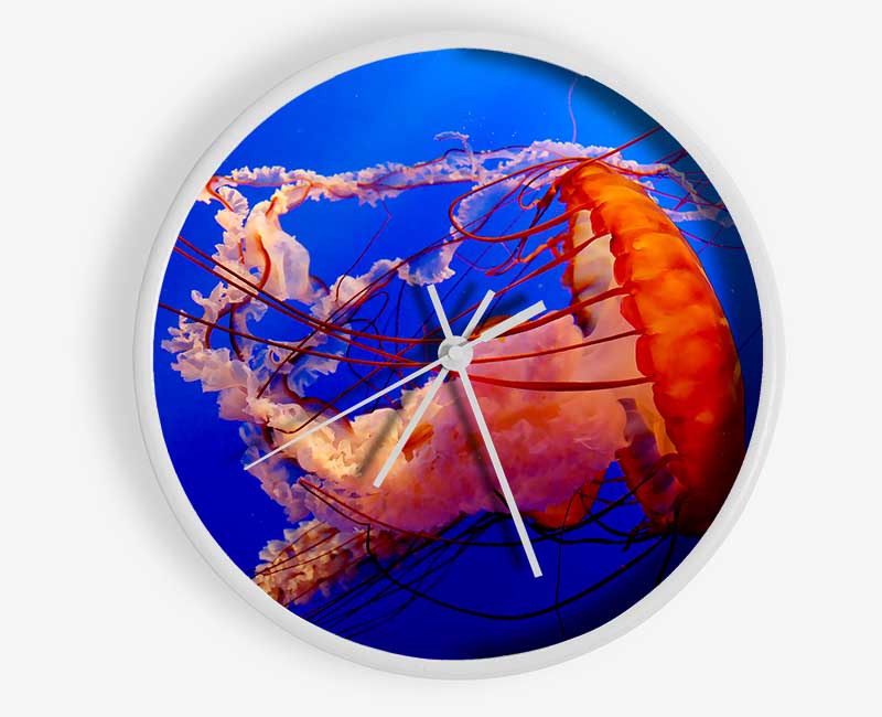 Jellyfish Ocean Clock - Wallart-Direct UK