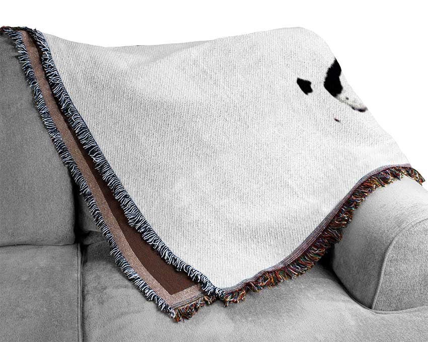 Jumping Cat Woven Blanket