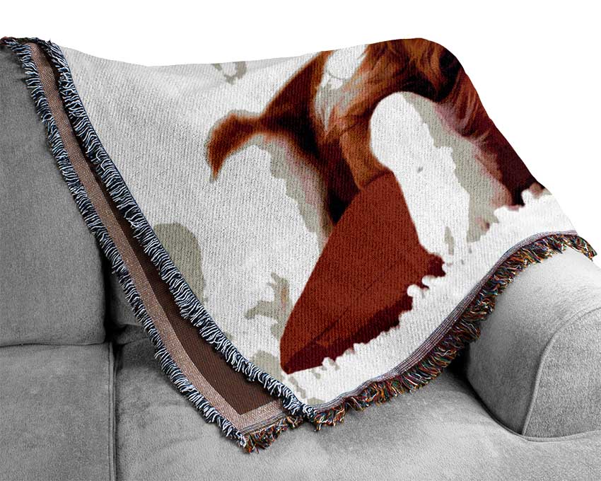 King Charles Thrown Woven Blanket