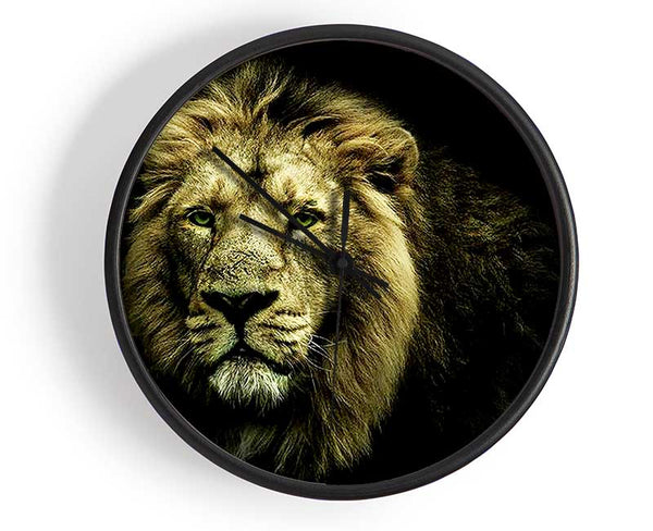 King Of The Jungle Stare Clock - Wallart-Direct UK