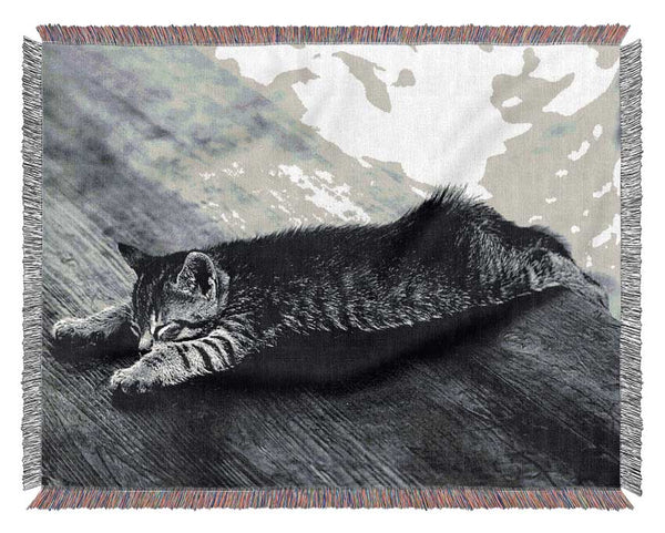 Kitten Dream Woven Blanket