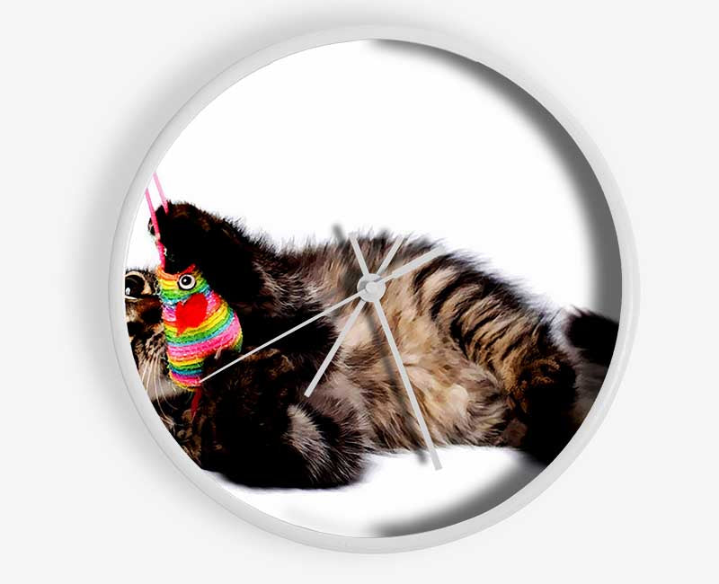 Kitten Play Clock - Wallart-Direct UK