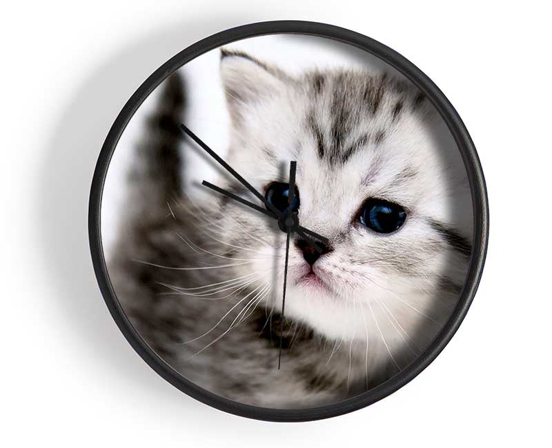 Kitty Cat Clock - Wallart-Direct UK