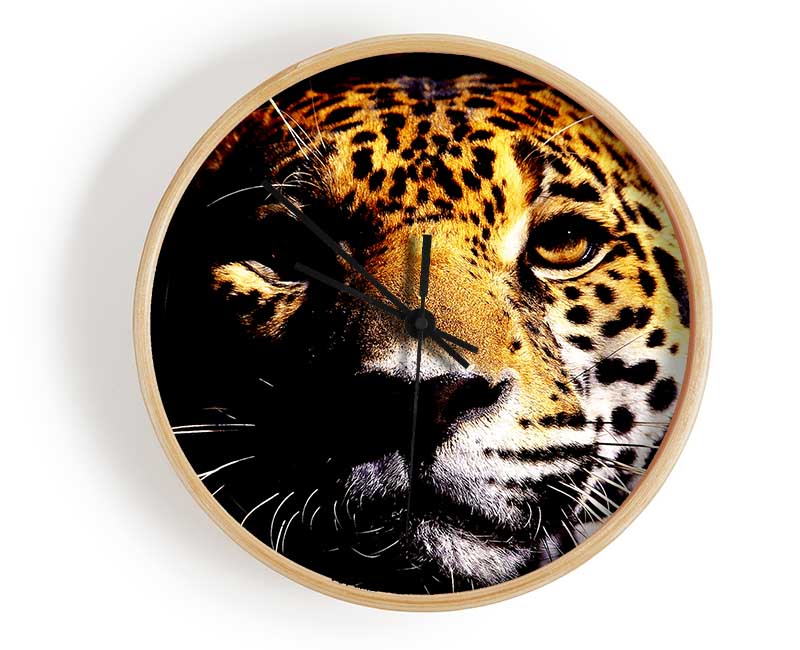 Leopard Pray Clock - Wallart-Direct UK