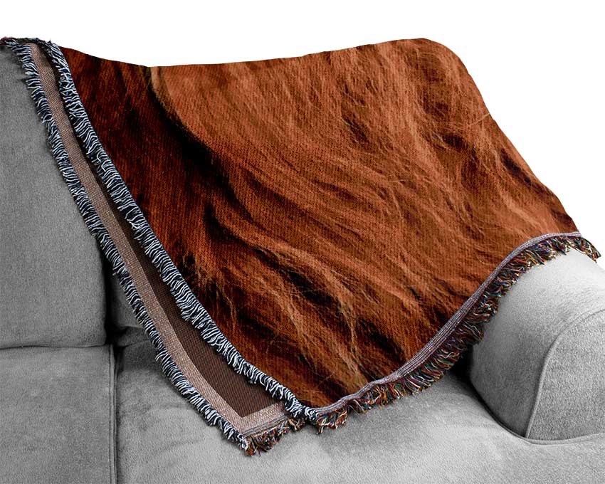 Lion Woven Blanket