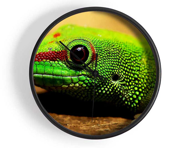 Lizard Face Clock - Wallart-Direct UK