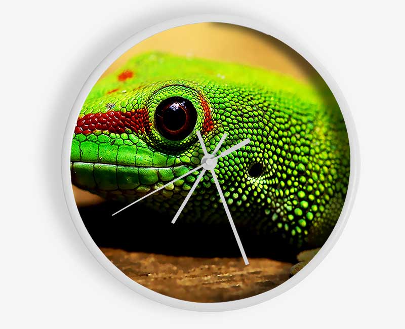 Lizard Face Clock - Wallart-Direct UK