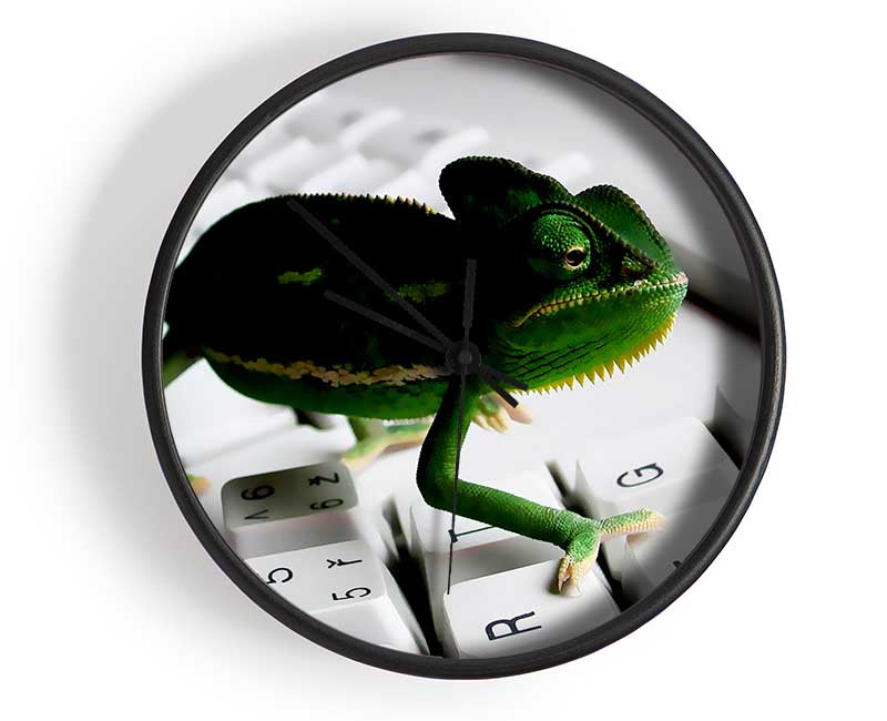 Lizard Keyboard Clock - Wallart-Direct UK