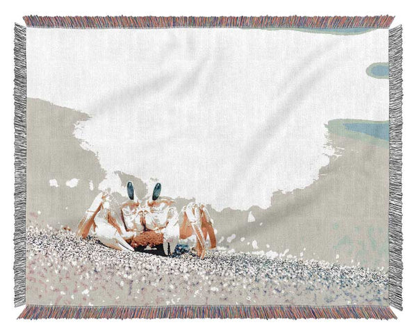 Lonely Crab Woven Blanket