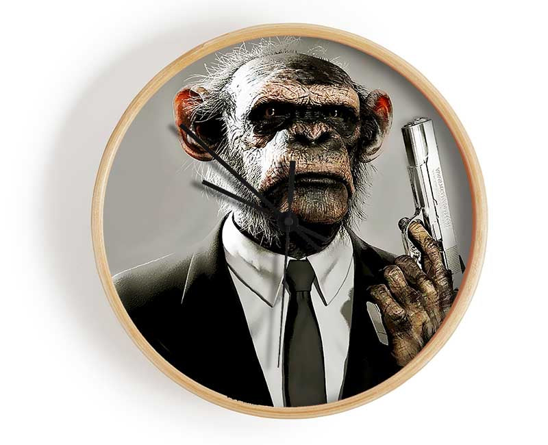 Monkey Business Clock - Wallart-Direct UK