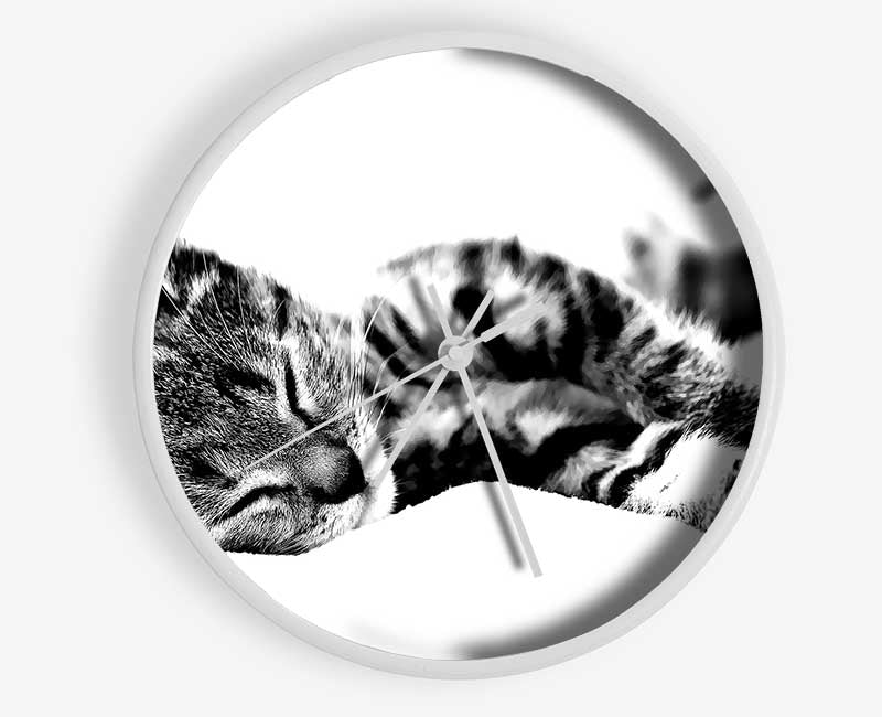 Nap Time Cat Clock - Wallart-Direct UK