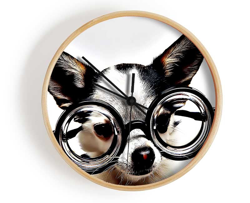 Nerd Dog Clock - Wallart-Direct UK