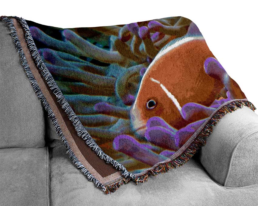 Ocean Sea Underwater Woven Blanket