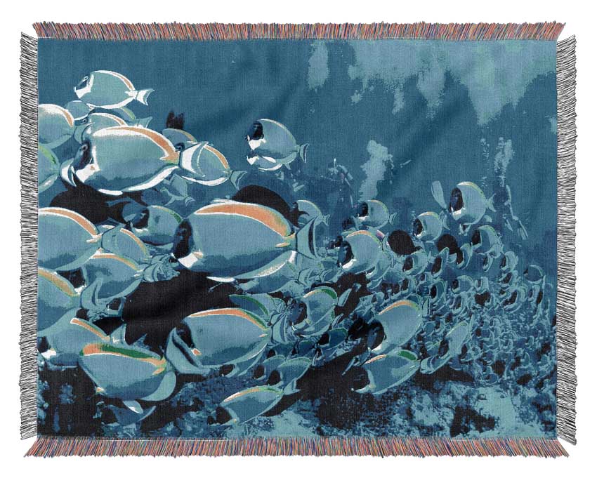 Oceans Glory Woven Blanket