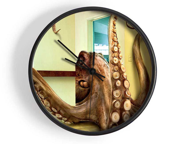 Octopus Invasion Clock - Wallart-Direct UK