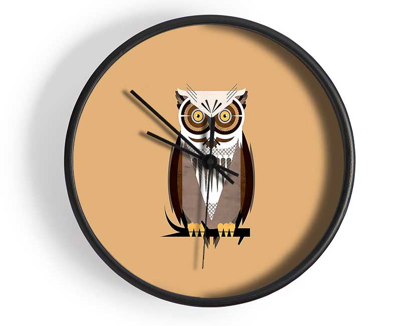 Owl Clock - Wallart-Direct UK