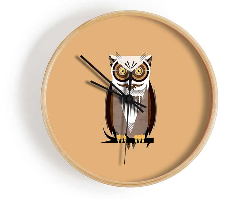 Owl Clock - Wallart-Direct UK