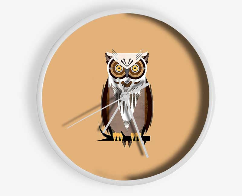 Owl Clock - Wallart-Direct UK