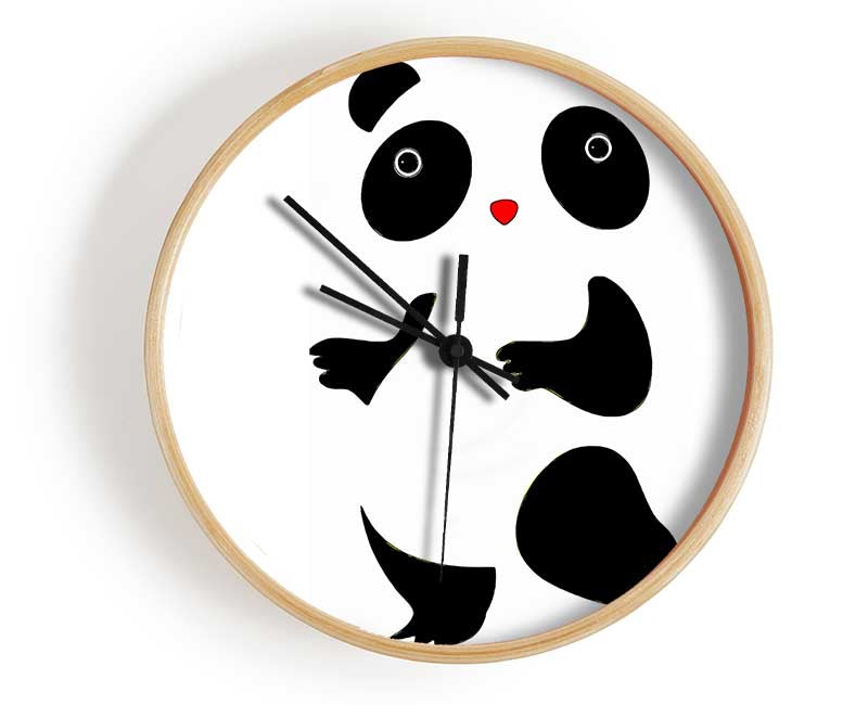 Panda Dance Clock - Wallart-Direct UK